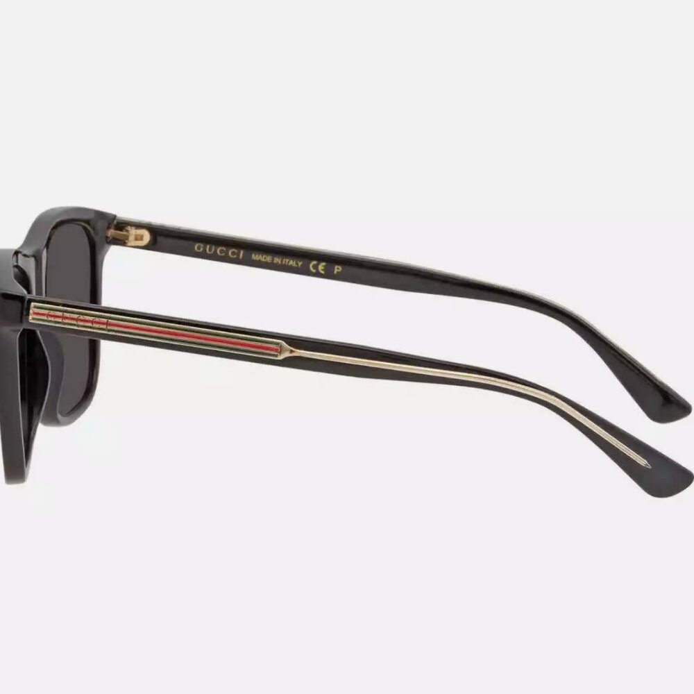NEW Gucci Polarized Grey Square Men's Sunglasses - Picture 3 of 4